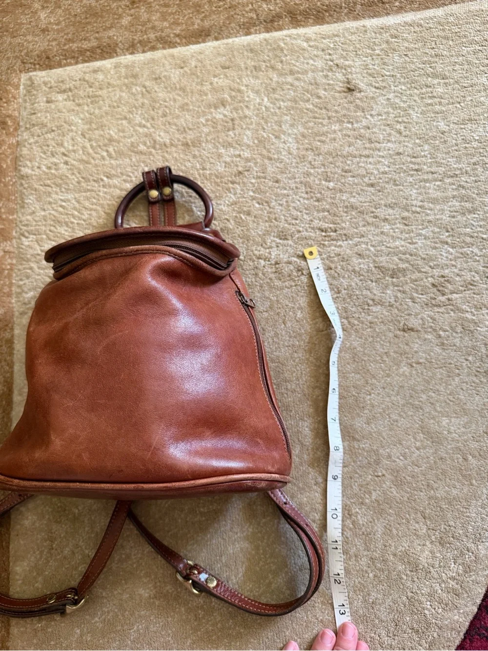 vintage Ghurka No. 138 Ashley backpack brown leather Marley Hodgson